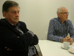 Bestuursleden Jan Kuijpers en Jan Lensen