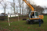 Het bord is eruit.