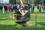 De middenstip op de schop